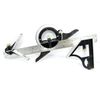 Unibos | Combination Square (12”) | Angle Finder | Protractor Ruler | Adjustable Carpentry Square with Bubble Level | Accurate High-Quality Measuring Tool for Engineer Carpenter