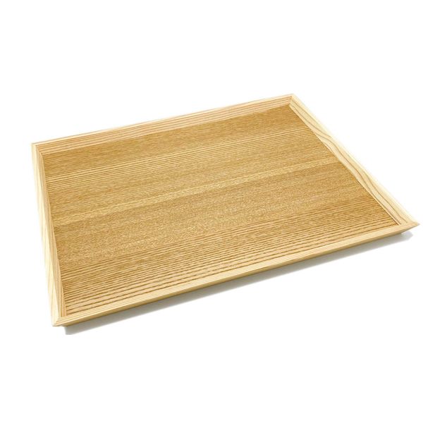 Wooden Tray, Wooden Tray, Natural Rectangular Tray, Obon Tore Plate, Popular, Cafe, Stylish, Nordic, Simple, Lunch, White Wood, Obon Tray, Meals, Luncheon, Hagashi, Convenient, Antique Cafe Tray