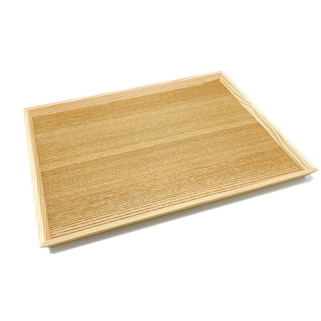 Wooden Tray, Wooden Tray, Natural Rectangular Tray, Obon Tore Plate, Popular, Cafe, Stylish, Nordic, Simple, Lunch, White Wood, Obon Tray, Meals, Luncheon, Hagashi, Convenient, Antique Cafe Tray