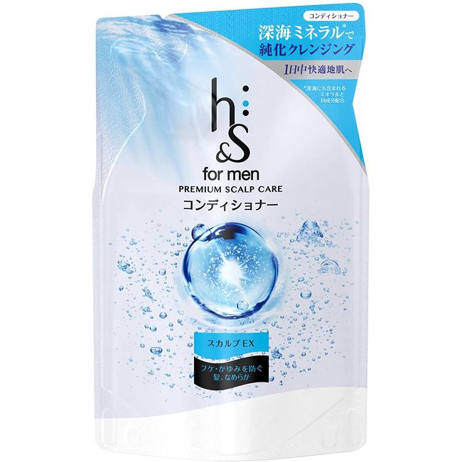 h&s for men Conditioner Premium Scalp Care Refill 300 g