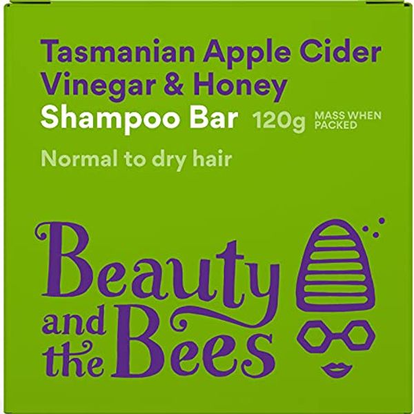 Beauty and the Bees Tasmanian Apple Cider Hair Tonic Shampoo Bar