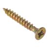 ForgeFix Multi-Purpose Single Thread Screws | 4.0 x 30mm | Zinc Yellow Passivated | Box 200
