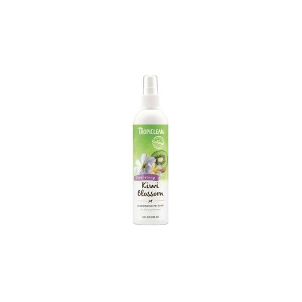 TROPICLEAN ~ Kiwi Blossom Natural DEODORIZING PET Freshening SPRAY Lot Of 4