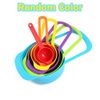 2 Set Measuring Cup and Spoon,Food Grade Multicolor Space Saving Stackable Baking Tools,for Ingredient Kitchen Baking Cooking Baking Tool Multicolor(12PCS)