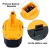 2Pack 18V Battery Replacement for Dewalt 18 Volt Battery DC9096-2 DC9098 DC9099