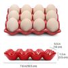Flexzion Egg_Tray_PCL_12RED Cups, Ceramic, red