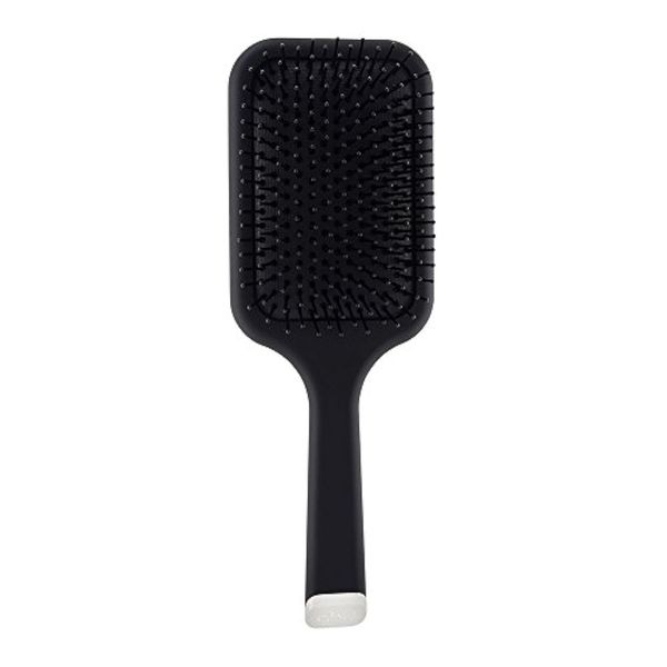 ghd The All-Rounder Paddle Hair Brush ― Detangling Hair Brush for Thick Hair ― Broad Flat Base to Create Straight and Sleek Blow-Dries ― Set Your Style, Brush Out Waves, and Add Texture ― Black