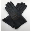Masonic Piper Drummer Leather Gauntlets/Gloves Black Soft Leather Knight Templar (Medium)
