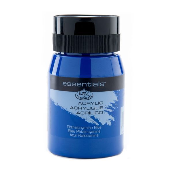 Royal & Langnickel RAA-5112 Essentials 500ml Acrylic Paint - Pthalocaynine Blue