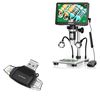 BoxWave Smart Gadget Compatible with Elikliv LCD Digital Microscope (7 in) - AllReader SD Card Reader, microSD Card Reader SD Compact USB - Jet Black