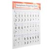 Sax Fingering Chart, Basics Guide Exercise Clear Printing Sax Beginner Guide for Beginners