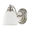 Livex Lighting 13671-02 Somerville 1 Light Wall Sconce, Polished Brass