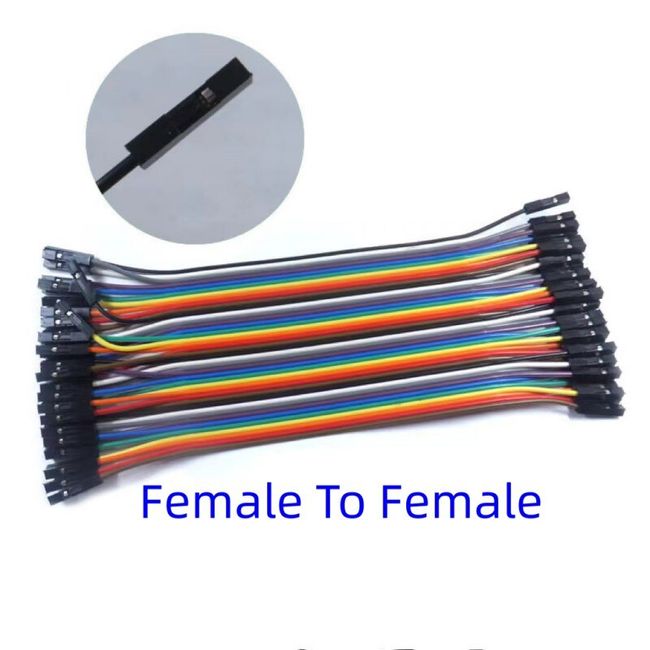 120pcs 10cm Female To Female Jumper Cable Dupont Wire For Sale
