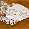 2er Set Ausstechformen (Formen: Mitochondrien & Chloroplast), 2 Teile, Bakerlogy
