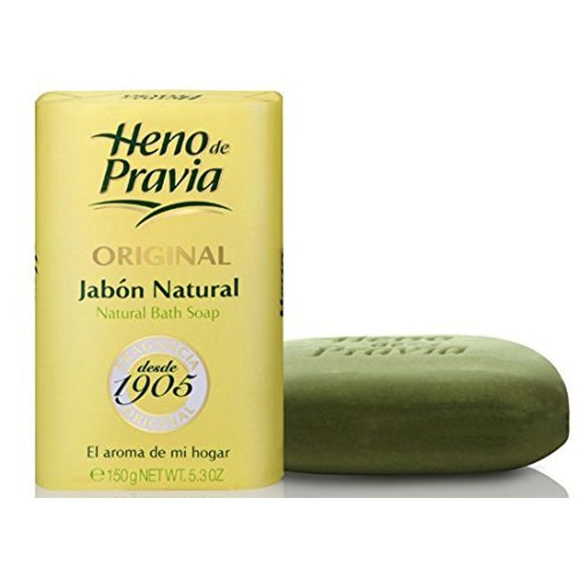 Original Jabon Natural Heno De Pravia 115 Gm Bath Soap Bar from Spain