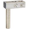 Transformer Stud Connector, 350-6 AWG Wire Range, 5/8" Copper Stud Diameter, 4" Stud Length, 1" Width, 1.44" Height, 3.25" Length