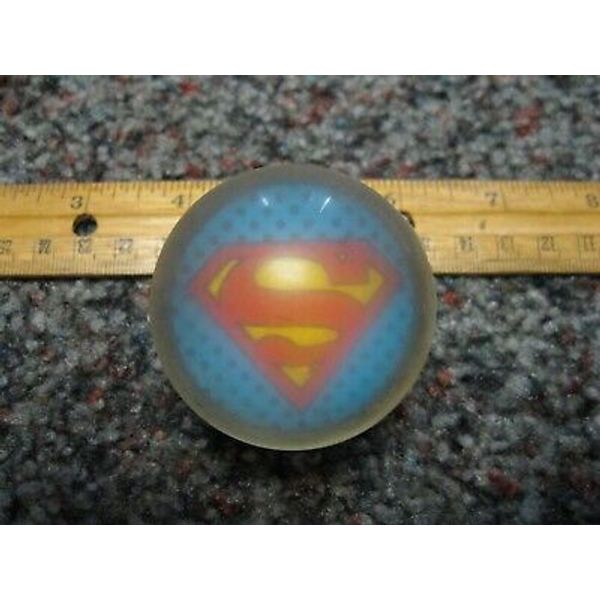 Superman Logo Bouncy Ball used 2 1/16"