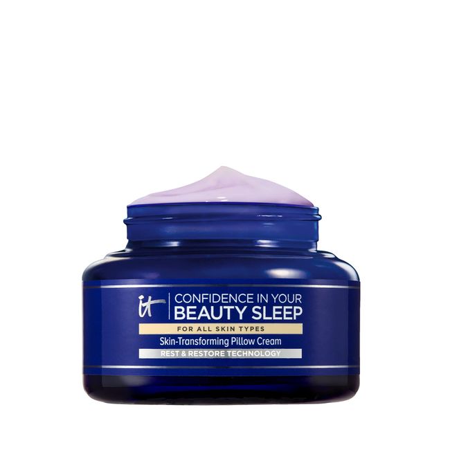 IT Cosmetics Confidence in Your Beauty Sleep - Anti-Aging Night Cream - Visibly Improves Fine Lines, Wrinkles, Dryness, Dullness & Loss of Firmness - With Hyaluronic Acid - 4.06 fl oz