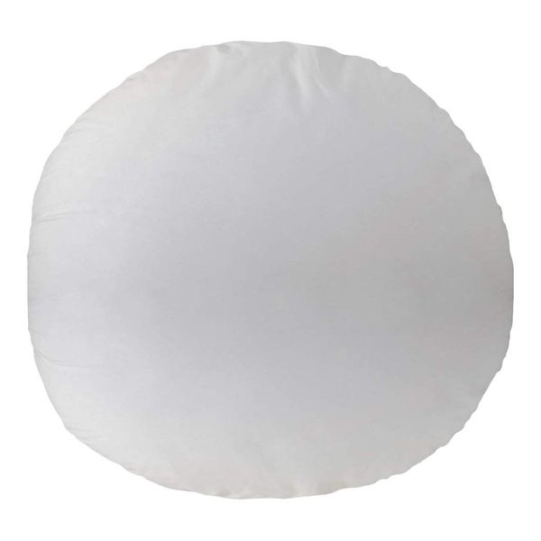 Unique Large Circular Lumbar Back Support Cushion/Circle Pillow with White Pillowcase 60cm