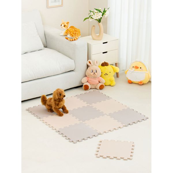 Brown Puzzle Mat 30 X 30 cm 10 pieces