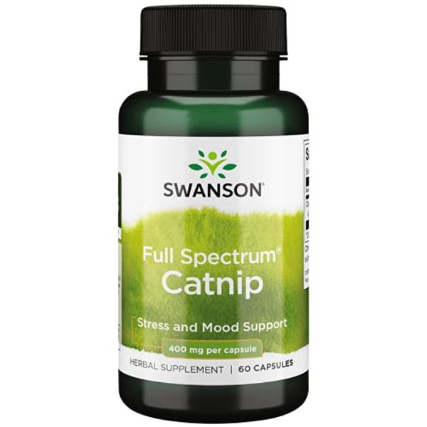 Swanson Full Spectrum Catnip 400 Milligrams 60 Capsules