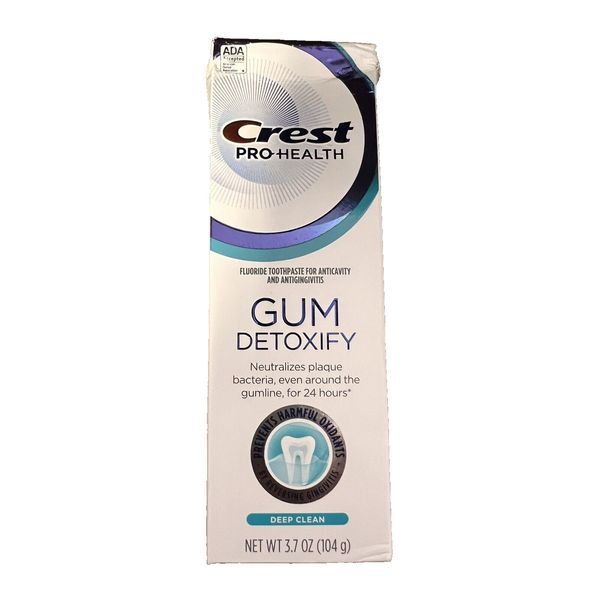 Crest Pro-Health Gum Detoxify Fluoride Toothpaste, Deep Clean, 3.7 oz, (1)