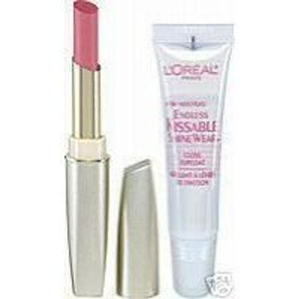 Loreal Endless Kissable Shinwear Lip Duo #230 Rose Afterglow Lip gloss