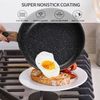 10Piece Nonstick Hammered Granite Kitchen Cookware Cooking Pots Pans Set Black