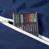HESTYA 2 Boxes (20 Pieces) Pre Threaded Needle Kit Assorted Color (Black)