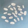 Carufin 24Pcs White V-shape French False Nails Long Coffin Nail Acrylic False Nail Press on Nails Ballet Artificial Nail for Women Girls