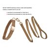 YUDOTE Soft Corduroy Dog Lead Medium,Coffee Brown