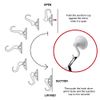 Beard Shaving Catcher Bib – The Smart Way to Shave – Beard Trimming Apron & Shaving Cape – Perfect Grooming Gift or Men's Birthday Gift – Includes Shaping Comb, Bag, & Grooming E-Book - by Mobi Lock