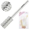 Professional Silver Large Barrel Nail Carbide Drill Bit 2X Coarse Grit