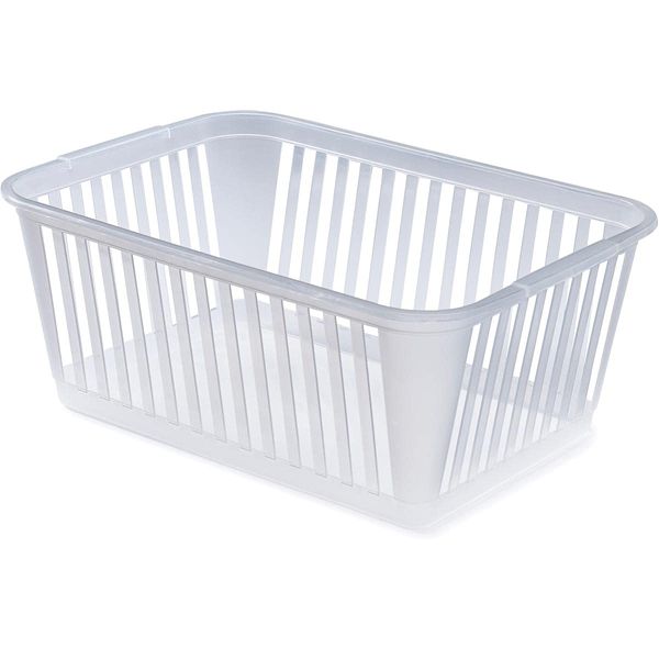 Whitefurze Handy Basket, Plastic, Natural, 37 cm