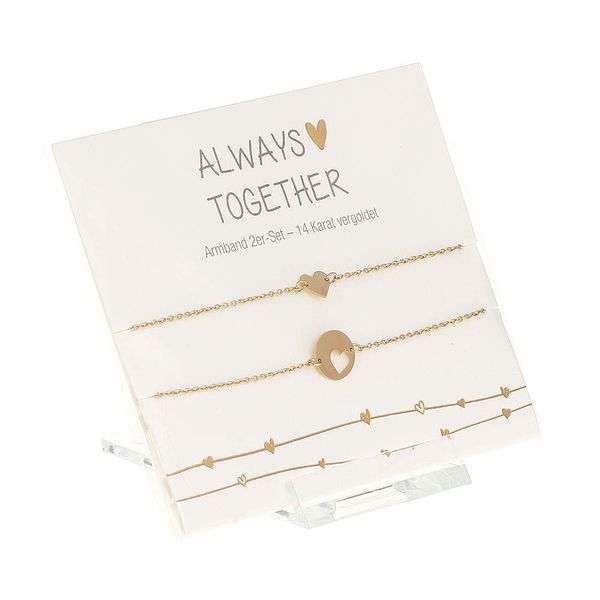 HCA Bracelet – Always Together – Gold-Plated, Stainless Steel
