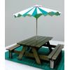 1/10 Scale Picnic Table Diorama Accessory