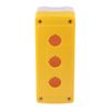 Yellow/White 3 Hole 22mm Control Station Switch Box Enclosure IP65