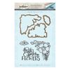 Spellbinders Earth Laughs Stamp and Die Set, Multicoloured