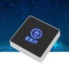 Demeras Door Touch Exit Release Unlock Button Switch Panel LED Light for Door Access Control System with Blue Indicator Light,NO/COM Output contactAccess Control System