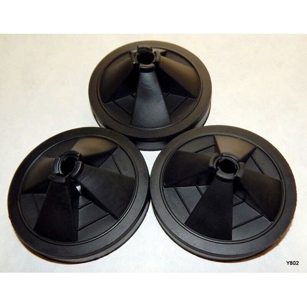 3 PCS Rubber 3-3/8" Garbager Disposal Splash Guards