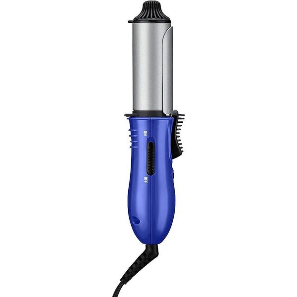 Travel Smart Conair Travel Curling Iron, Mini 1 Inch Ceramic Curling Iron, Blue