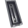 Aria Framed Floor Vent Lite 4x10 fluah mount black