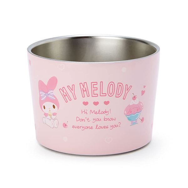 Sanrio 711543 My Melody Stainless Steel Ice Cream Cup