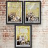 Set of 3 Star Wars Foil Print Comic Covers (A4 White Frames)