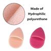 2 Pcs Face Cleaning Puff Exfoliating Sponge Reusable Facial Make Up Cleansing Pad for Facial Cleansing and Exfoliating
