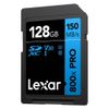 LEXAR SDXC 800x Pro 128GB 150MB/s C10 V30 U3