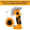 LED Work Light Electric Spotlight Flashlight For DeWalt 20V MAX Li-Ion Battery