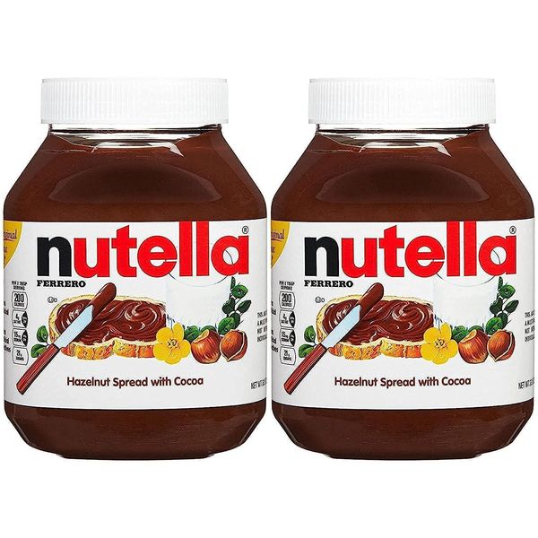 Nutella Hazelnut Spread with Cocoa, 33.5 oz, 2-count