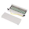 LogiLink Professional Field Patch Panels, Table/Wall/Desktop, STP (Shielded) light grey 12-Port