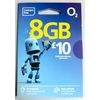 O2 Pay As You Go Sim Card, blue